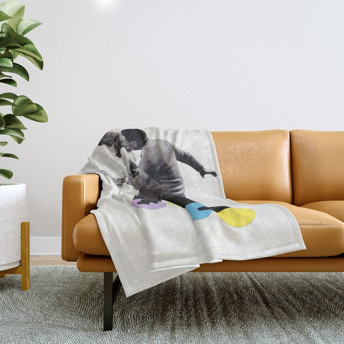 Dance Steps Throw Blanket Gallery Image 1