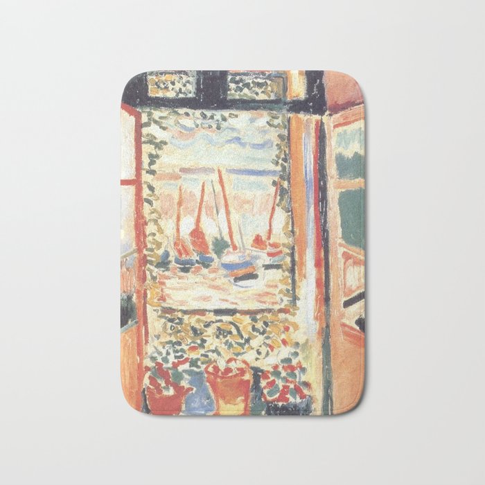 Henri Matisse Open Window at Collioure Bath Mat Gallery Image 1