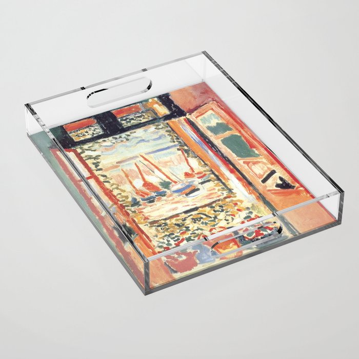 Henri Matisse Open Window at Collioure Acrylic Tray Gallery Image 1