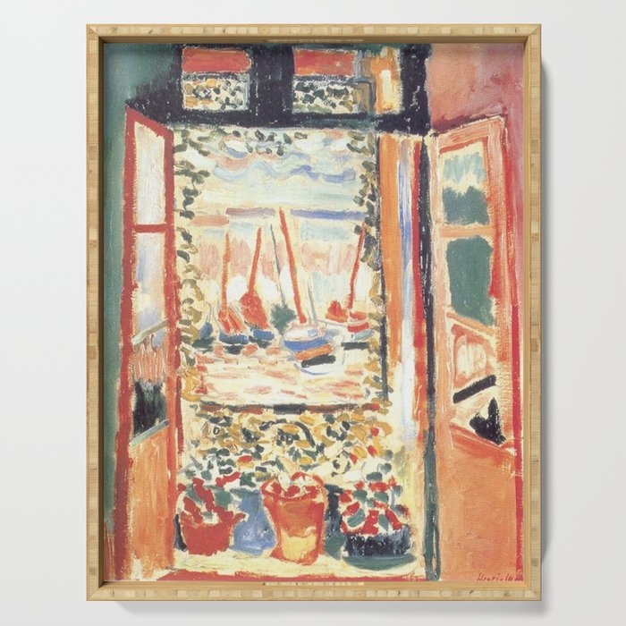 Henri Matisse Open Window at Collioure Serving Tray Gallery Image 1