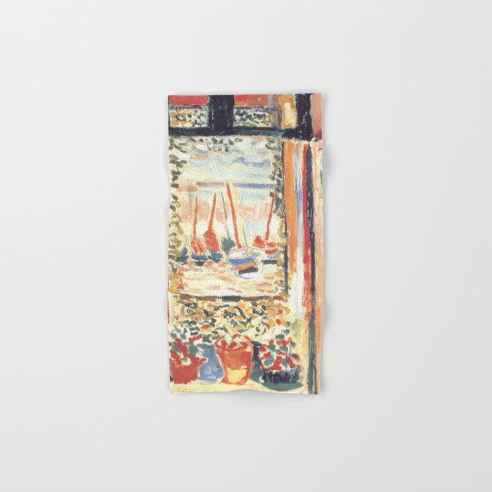 Henri Matisse Open Window at Collioure Bath Towel Gallery Image 1