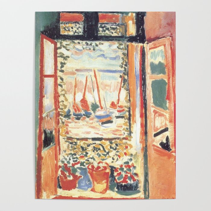 Henri Matisse Open Window at Collioure Poster Gallery Image 1