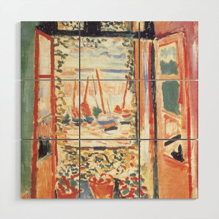 Henri Matisse Open Window at Collioure Wood Wall Art Gallery Image 1