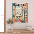 Henri Matisse Open Window at Collioure Wall Tapestry Gallery Image 2