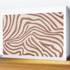 Terracotta Abstract Modern Pattern Artwork Wall Mural Gallery Image 2
