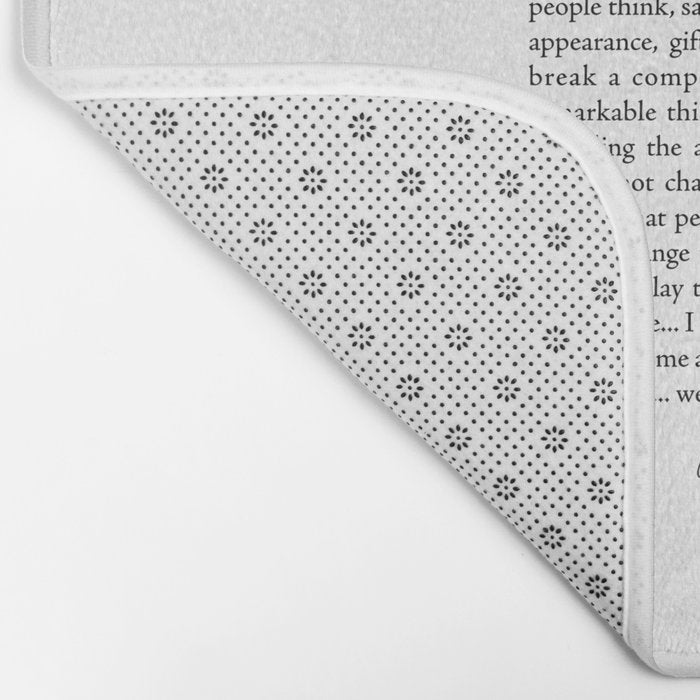 Charles Swindoll Quote, Attitude Bath Mat Gallery Image 2