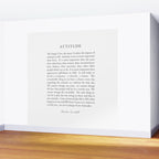 Charles Swindoll Quote, Attitude Wall Mural Gallery Image 2