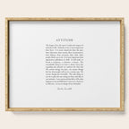 Charles Swindoll Quote, Attitude Serving Tray Gallery Image 1