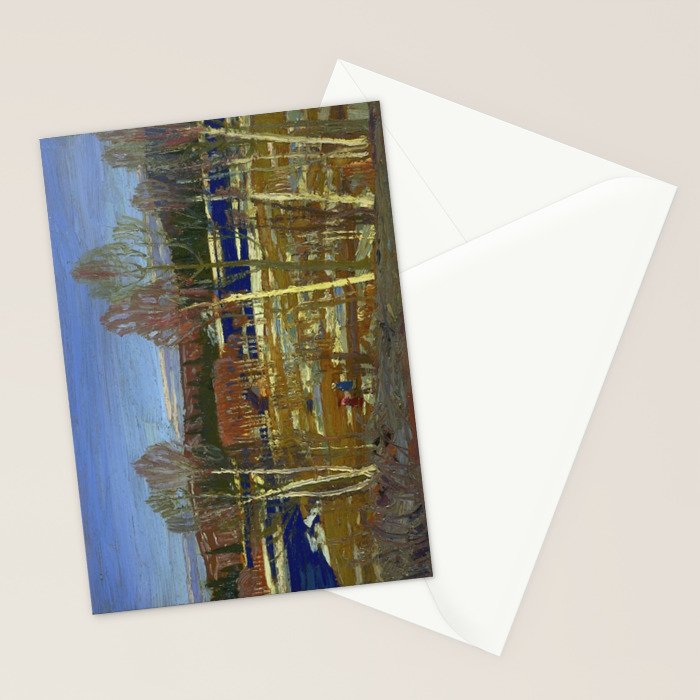Tom Thomson Larry Dickson's Cabin 1917 Canadian Landscape Artist Stationery Card Gallery Image 2