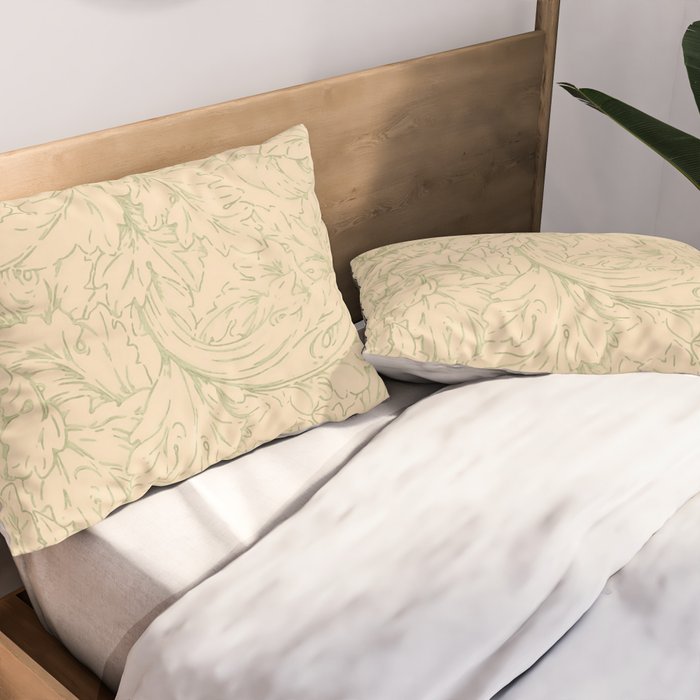 William Morris "Acanthus Scroll" 11. Pillow Sham Gallery Image 2