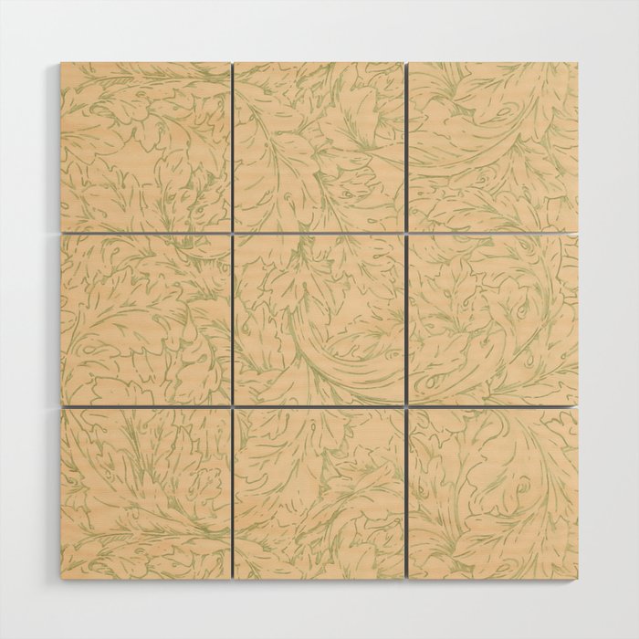 William Morris "Acanthus Scroll" 11. Wood Wall Art Gallery Image 1