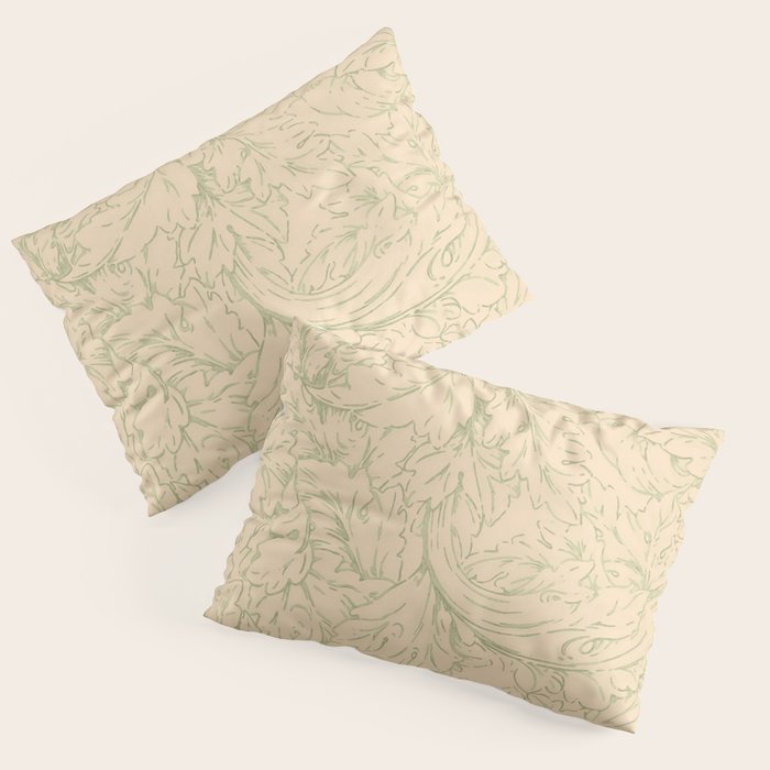 William Morris "Acanthus Scroll" 11. Pillow Sham Gallery Image 3