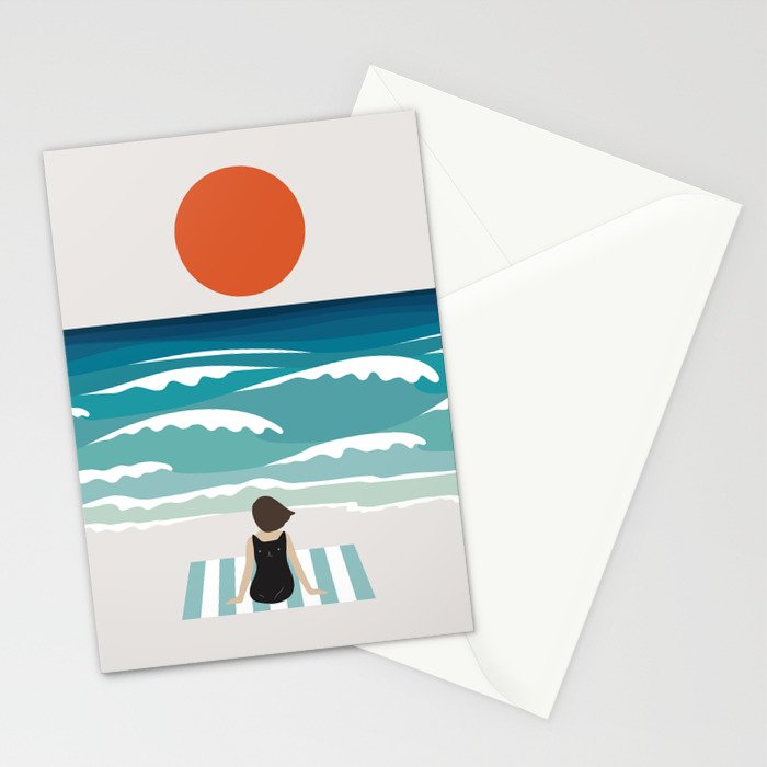 Cat Landscape 62 Stationery Card Gallery Image 2