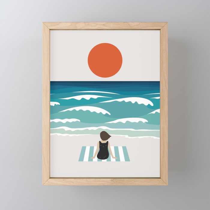 Cat Landscape 62 Mini Art Print Gallery Image 1