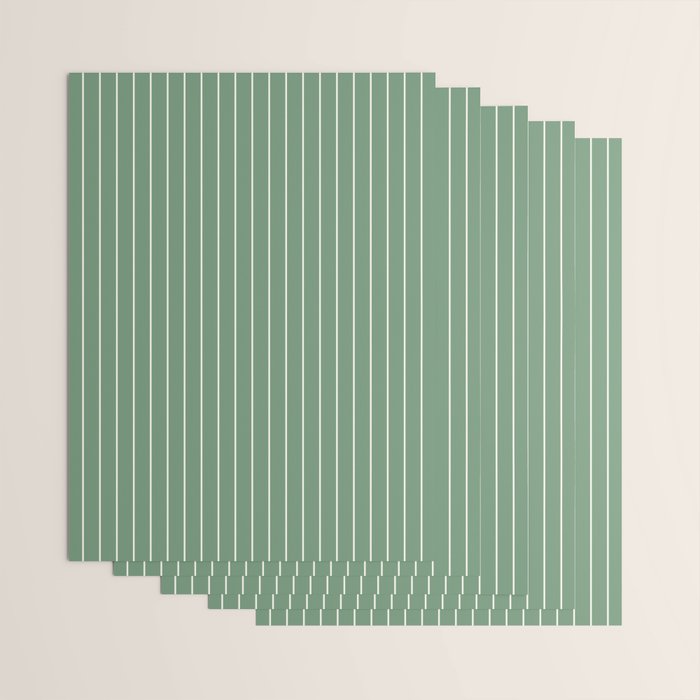 Minimal Arch XXXVIII Fresh Green Modern Geometric Lines Wrapping Paper Gallery Image 3