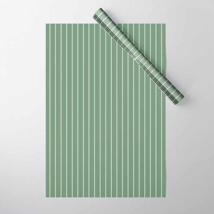 Minimal Arch XXXVIII Fresh Green Modern Geometric Lines Wrapping Paper Gallery Image 1