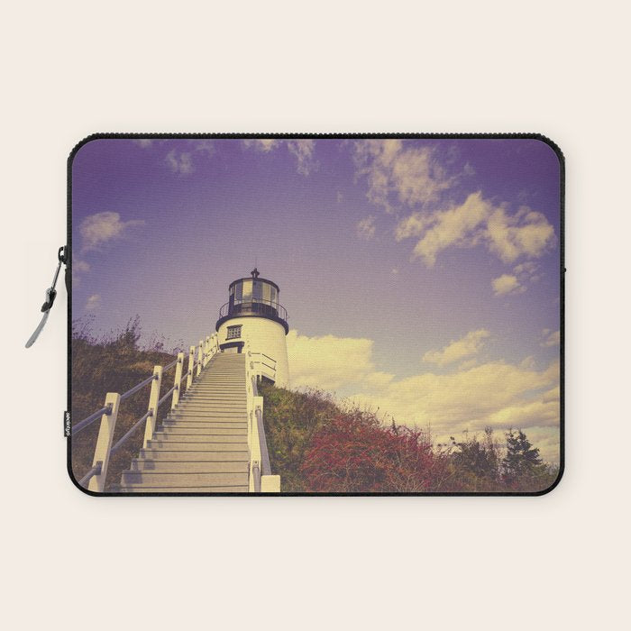 Maine Coast Lighthouse Laptop Sleeve Gallery Image 1