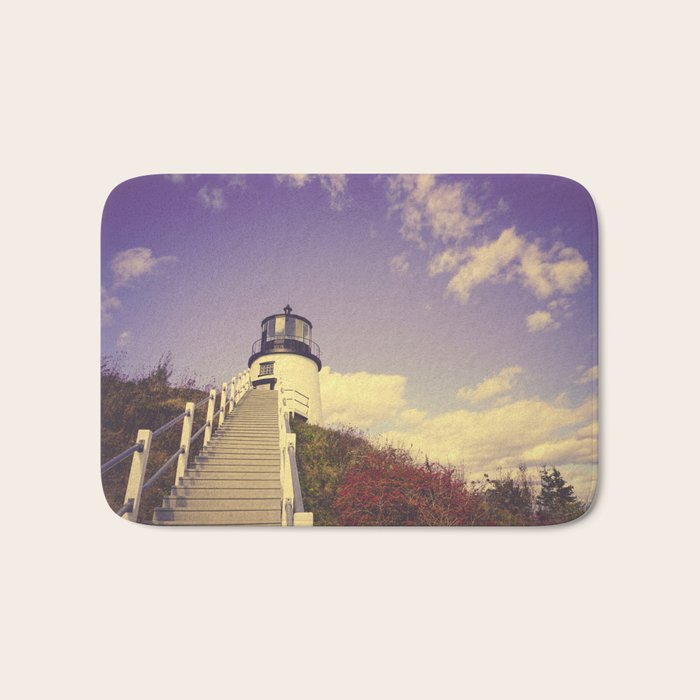 Maine Coast Lighthouse Bath Mat Gallery Image 1
