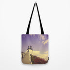 Maine Coast Lighthouse Tote Bag Gallery Image 2