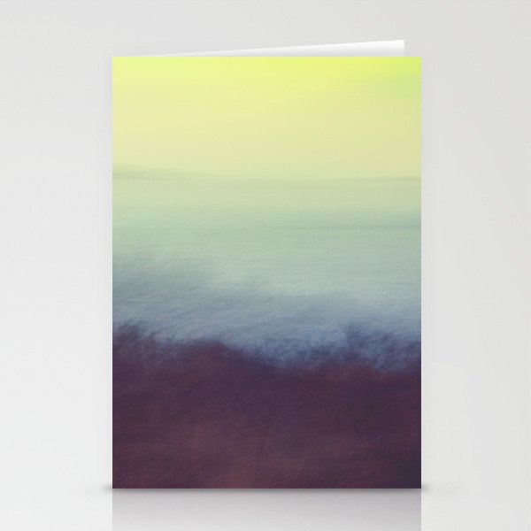 Coastal Landscape Abstract Stationery Card Gallery Image 2