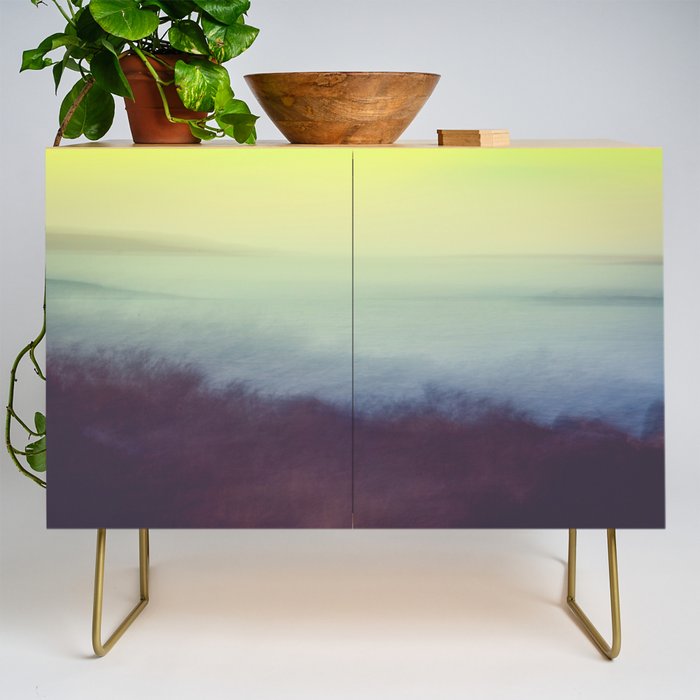 Coastal Landscape Abstract Credenza Gallery Image 1