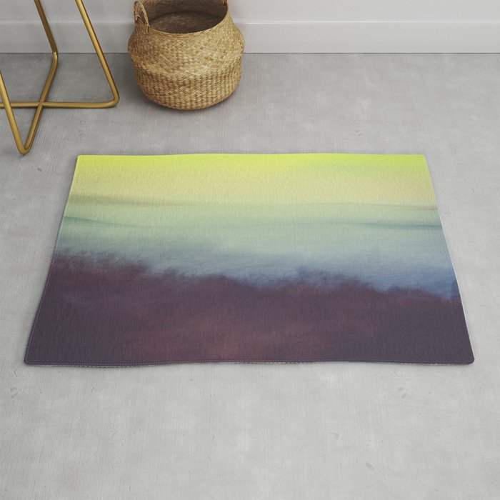Coastal Landscape Abstract Rug Gallery Image 1