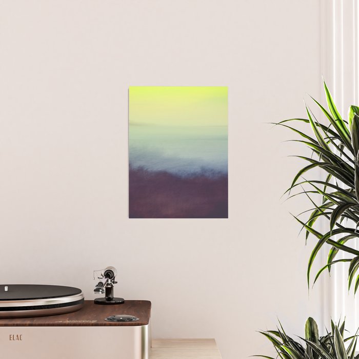 Coastal Landscape Abstract Poster Gallery Image 2