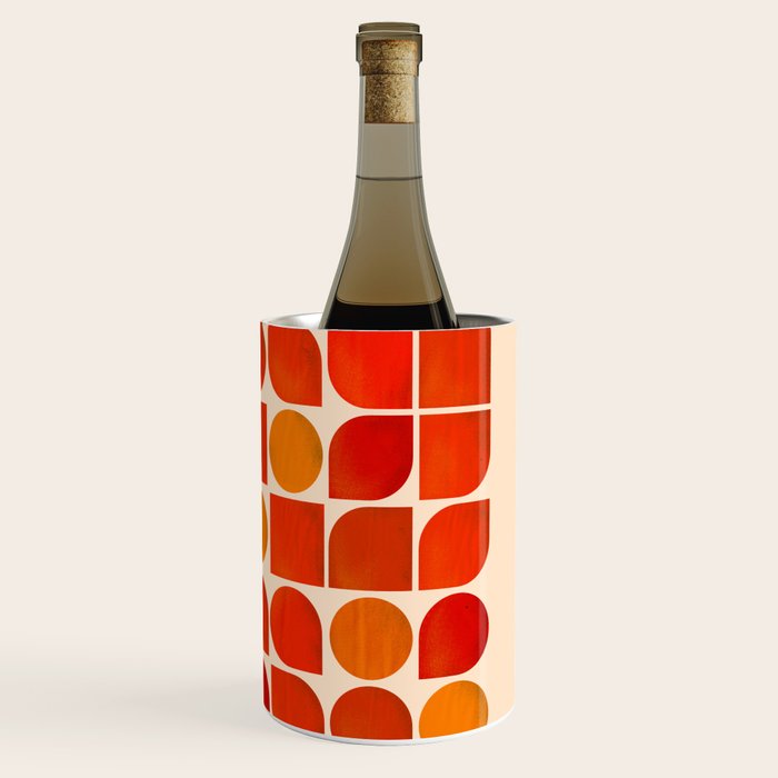 Fun Geometry - Mid-century abstract Wine Chiller Gallery Image 3