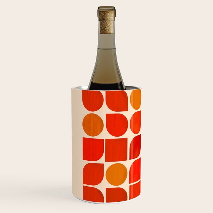 Fun Geometry - Mid-century abstract Wine Chiller Gallery Image 2