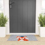 Christmas Fox with fairy lights Welcome Mat Gallery Image 3