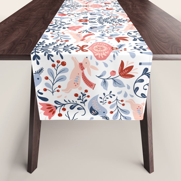 Folk Art Christmas Table Runner Gallery Image 1