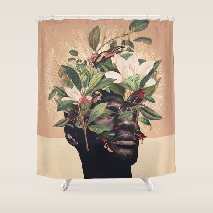 Birds are my Real Origin Shower Curtain Gallery Image 1