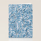 Romantic Botanica - Foliage in Light Blue Stationery Card Gallery Image 2