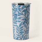 Romantic Botanica - Foliage in Light Blue Travel Mug Gallery Image 1