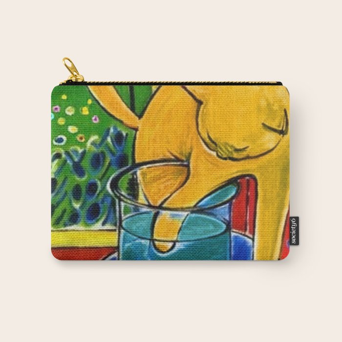 Henri Matisse - Cat With Red Fish still life painting Carry All Pouch Gallery Image 1