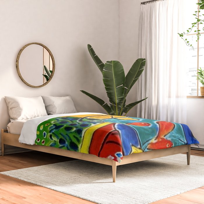Henri Matisse - Cat With Red Fish still life painting Comforter Gallery Image 2