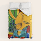 Henri Matisse - Cat With Red Fish still life painting Comforter Gallery Image 6