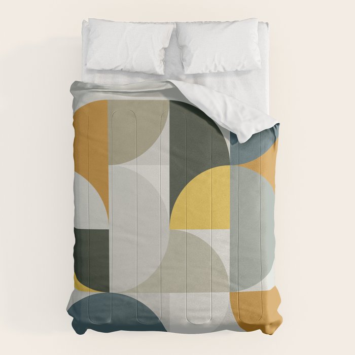 Mid Century Geometric 13 Comforter Gallery Image 6