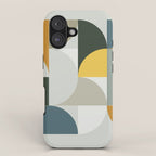 Mid Century Geometric 13 iPhone Case Gallery Image 1