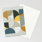 Mid Century Geometric 13 Stationery Card Gallery Image 2