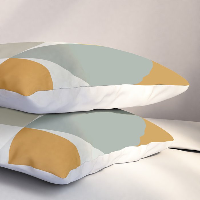 Mid Century Geometric 13 Pillow Sham Gallery Image 3