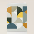 Mid Century Geometric 13 Stationery Card Gallery Image 2