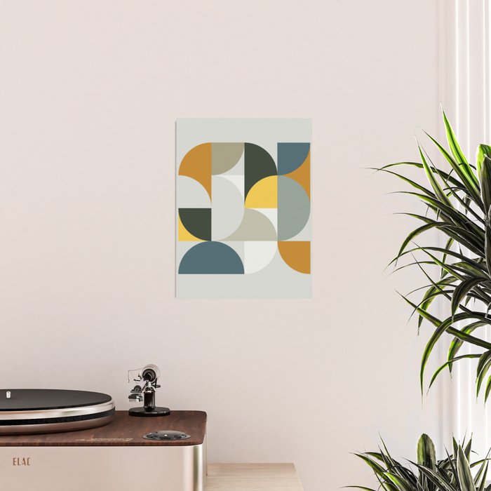 Mid Century Geometric 13 Poster Gallery Image 2