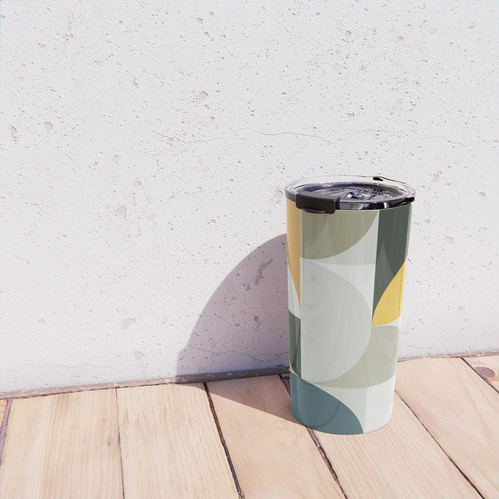 Mid Century Geometric 13 Travel Mug Gallery Image 4