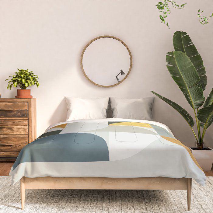 Mid Century Geometric 13 Comforter Gallery Image 3