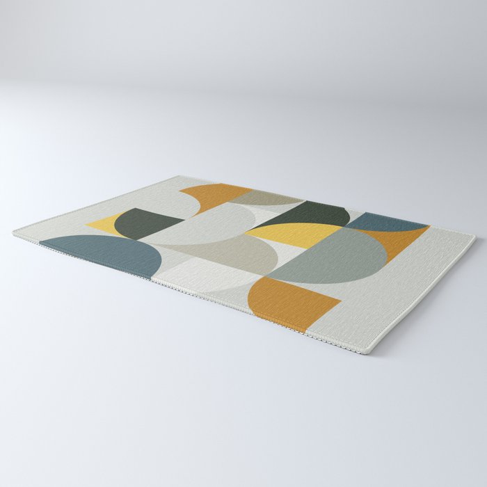 Mid Century Geometric 13 Rug Gallery Image 3