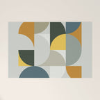 Mid Century Geometric 13 Welcome Mat Gallery Image 1
