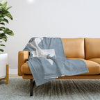 F-18 Super Hornet Jet Aircraft - Slate Throw Blanket Gallery Image 1