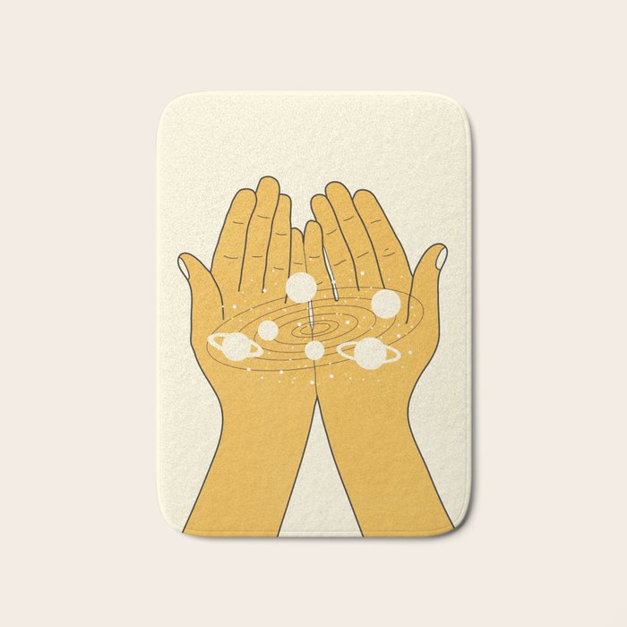 Universe in My Hands Bath Mat Gallery Image 1