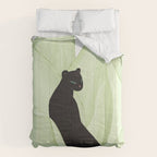 Black Panther in Sansevieria Comforter Gallery Image 6